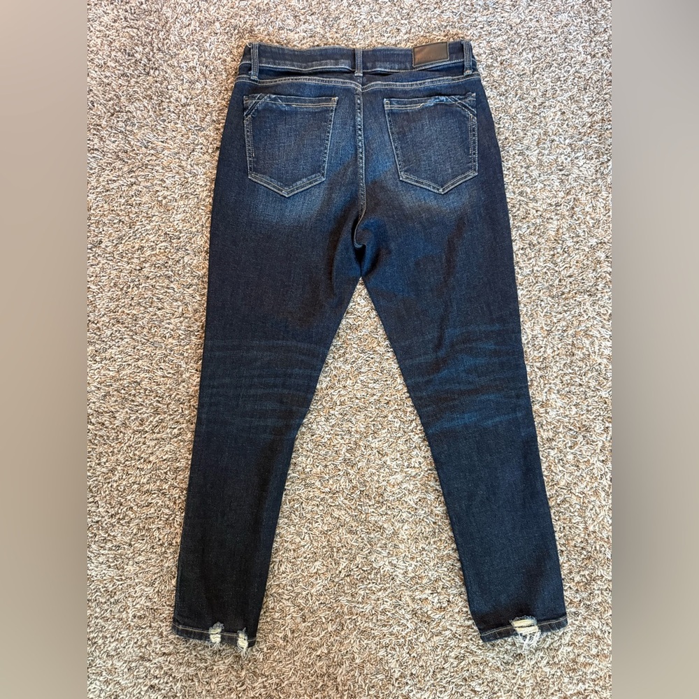 Buckle Black Ankle Skinny Jeans - Picture 8 of 15